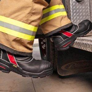 Fire-Dex FDXL200 Red Leather Structural Firefighting Boots